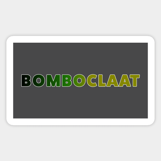 Bomboclaat Sticker by Room Thirty Four